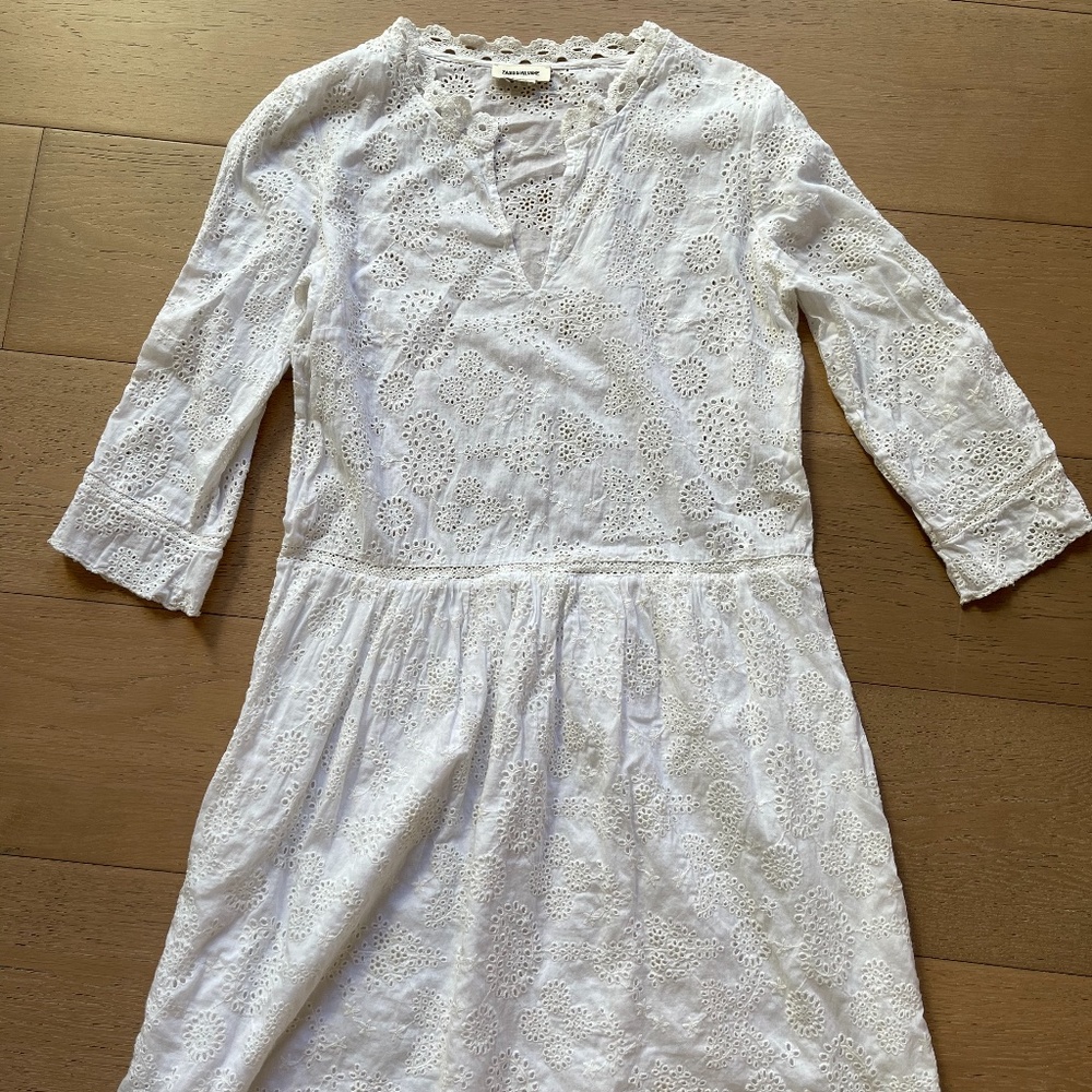 Zadig and Voltaire Eyelet Dress